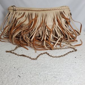 Street Level Cross Body Fringe Bag